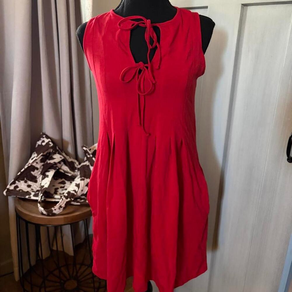 Super cute and comfy red dress